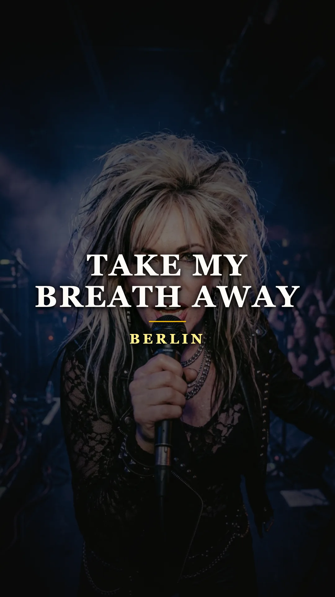 Portada Oficial - Take My Breath Away