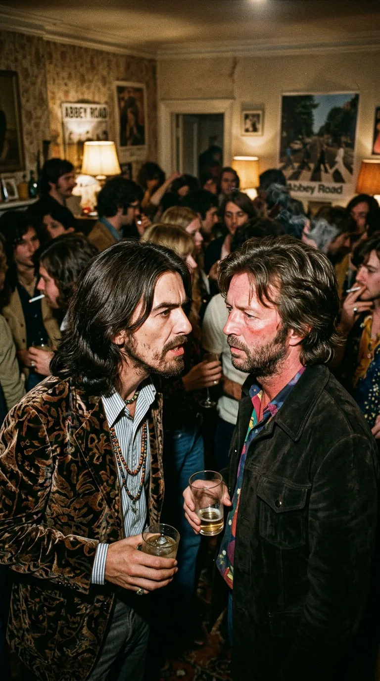 La confrontación entre Clapton y George Harrison