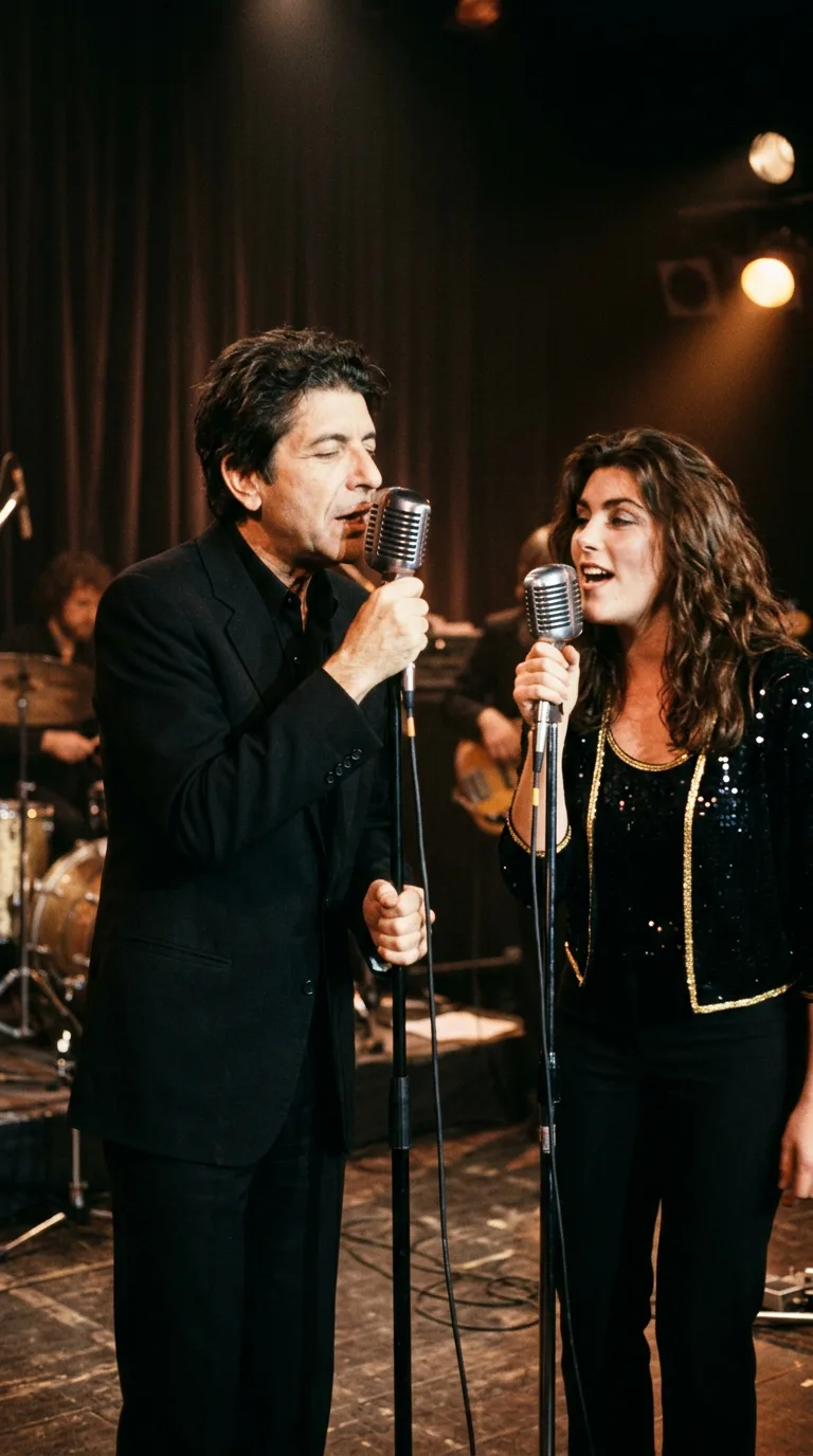 Laura Branigan de gira con Leonard Cohen