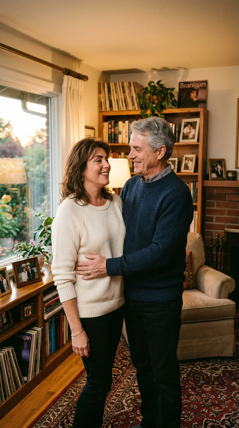 Laura Branigan y su esposo Larry Kruteck