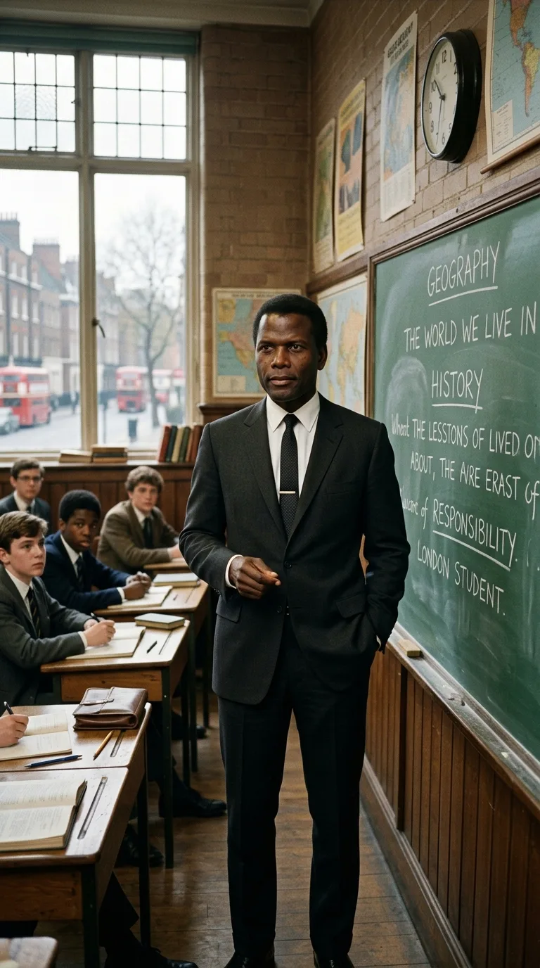 Sidney Poitier en Rebelión en las Aulas