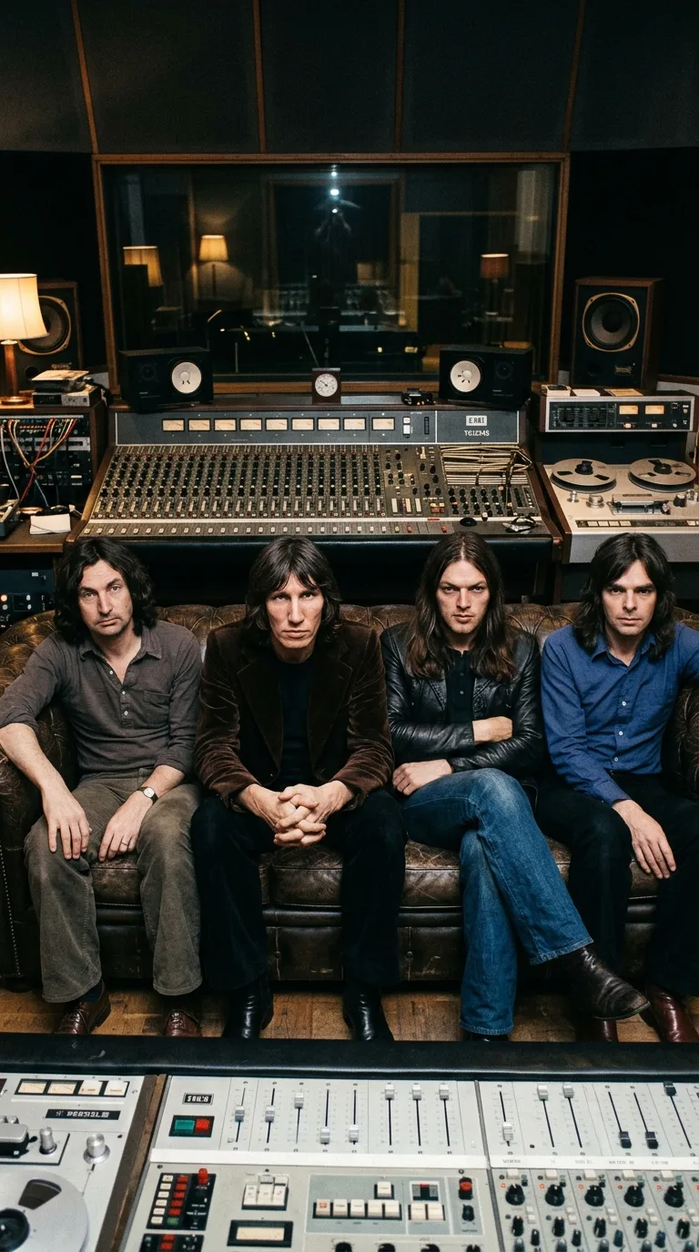 Pink Floyd en el sofá de Abbey Road