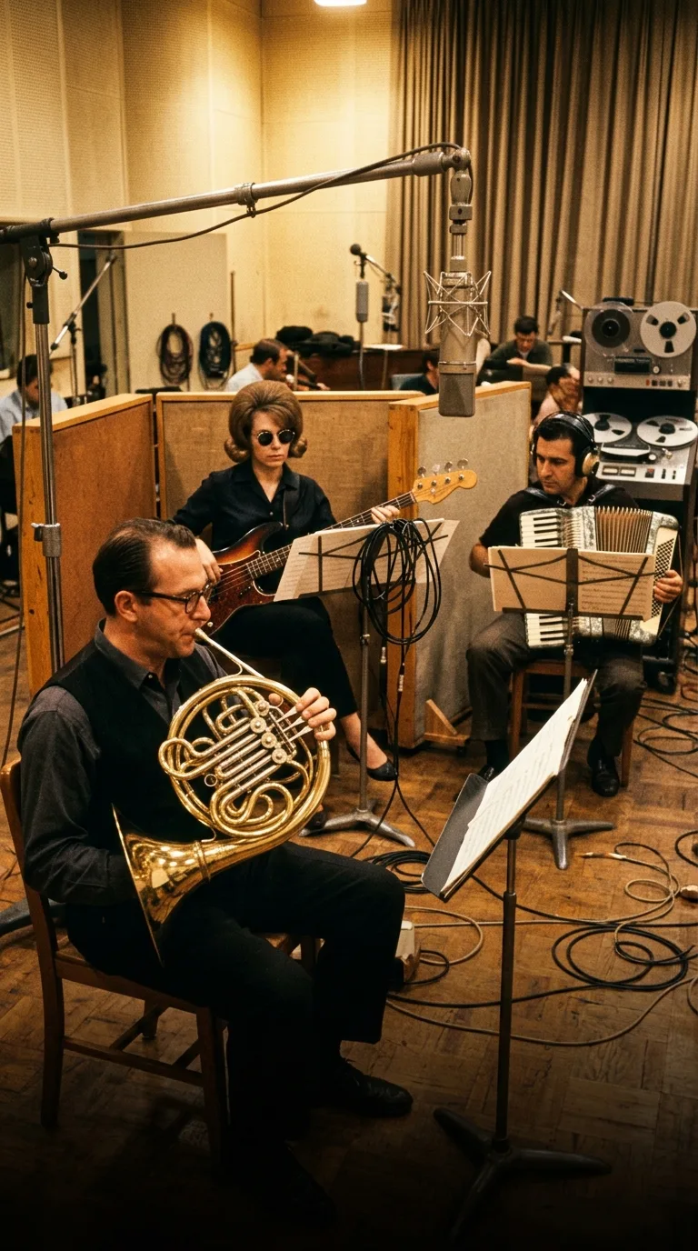 La legendaria sesión de The Wrecking Crew grabando la base instrumental
