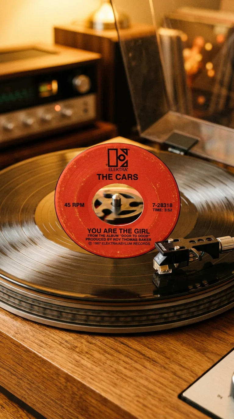Vinilo original de 7 pulgadas de Elektra Records de You Are the Girl