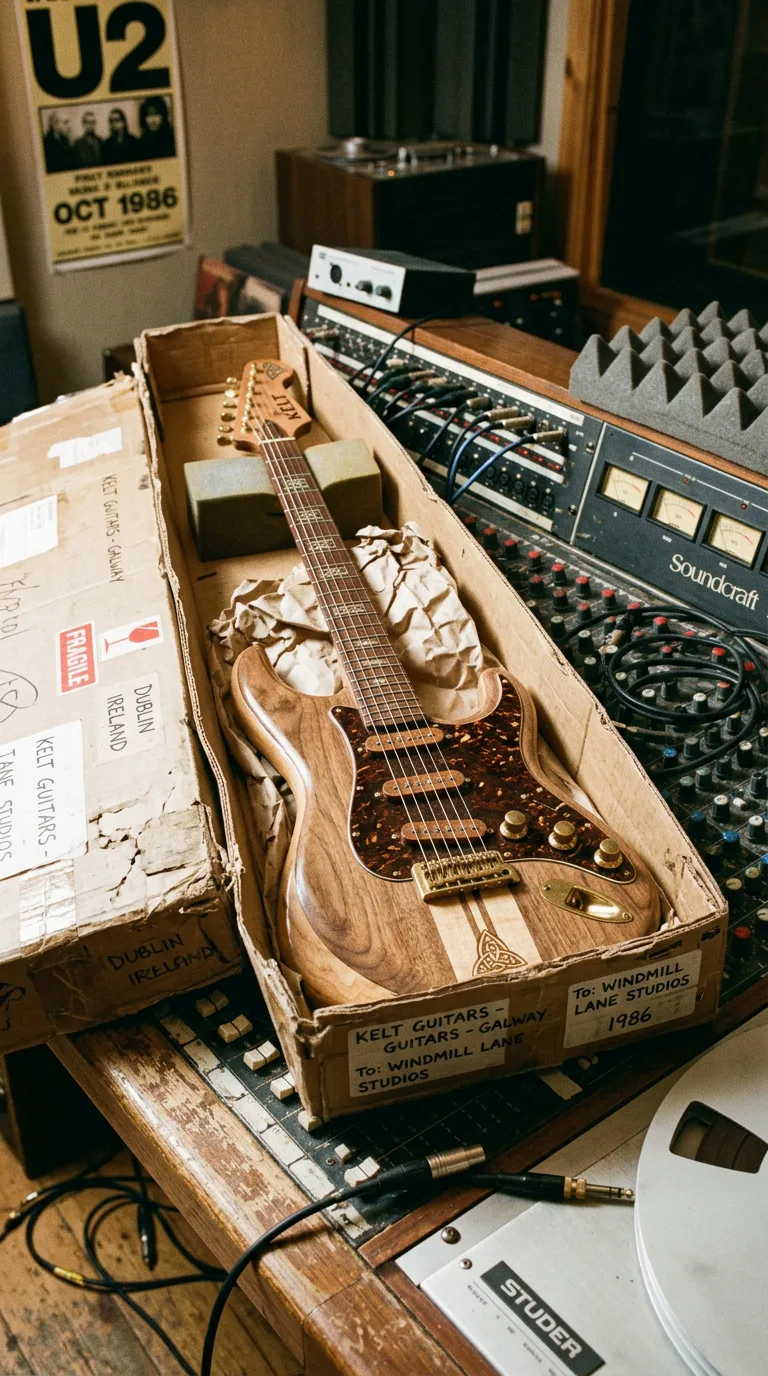 El paquete postal con la Infinite Guitar