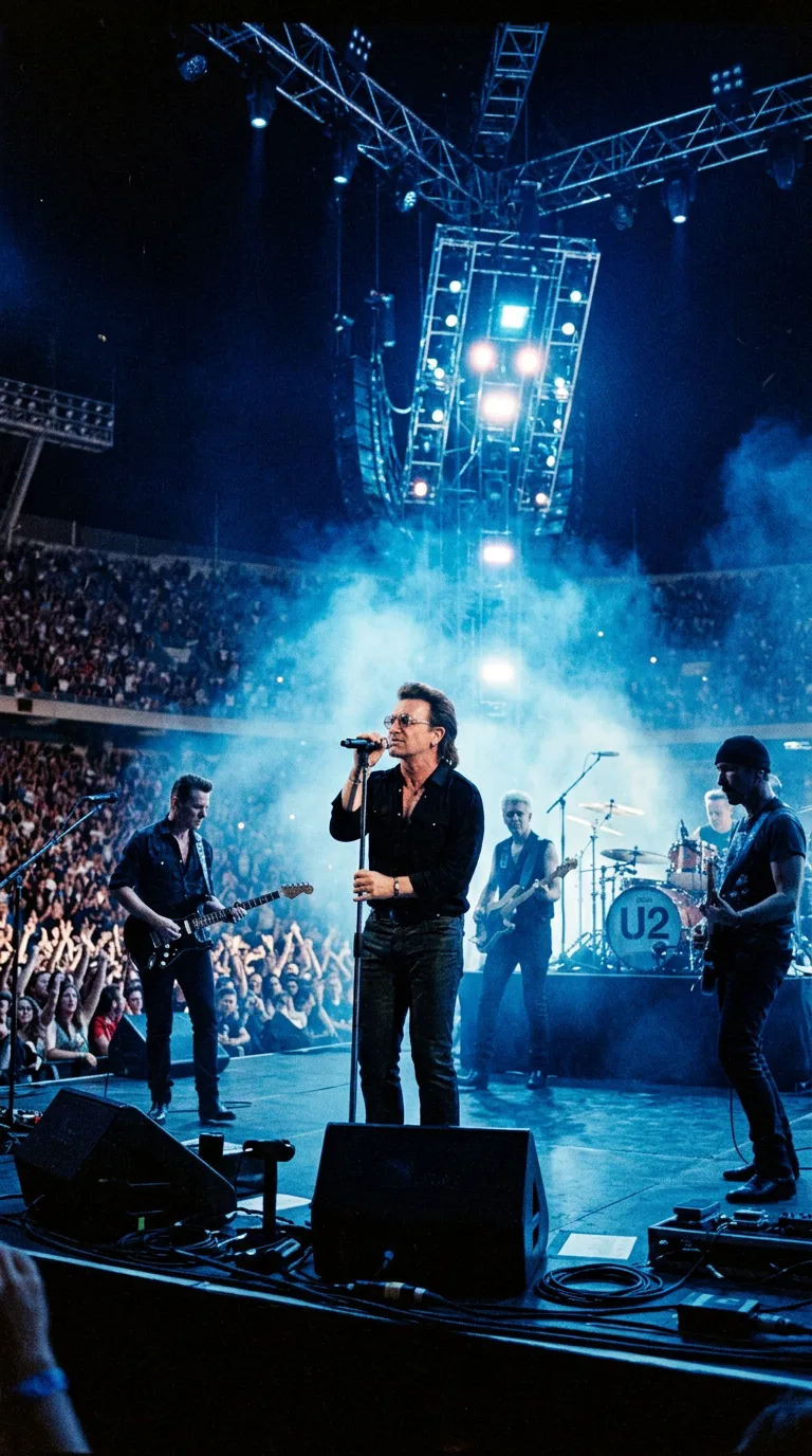 U2 en vivo en 1987